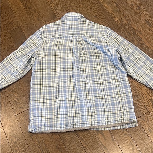 L.L.Bean Fleece-Lined Plaid Button-Down Shirt Jacket Size L - Picture 2 of 8